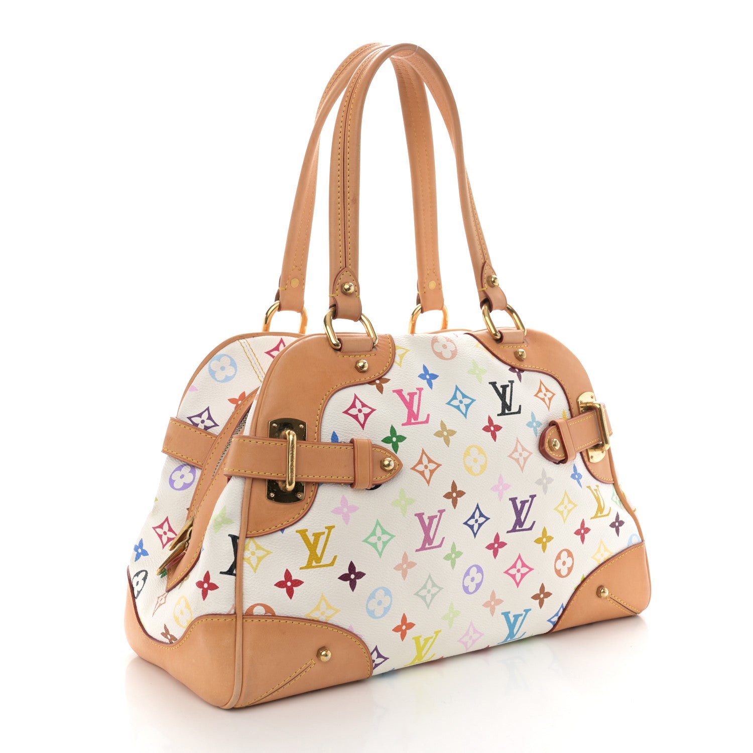 Louis Vuitton Monogram Multicolor Claudia White 3 of 14