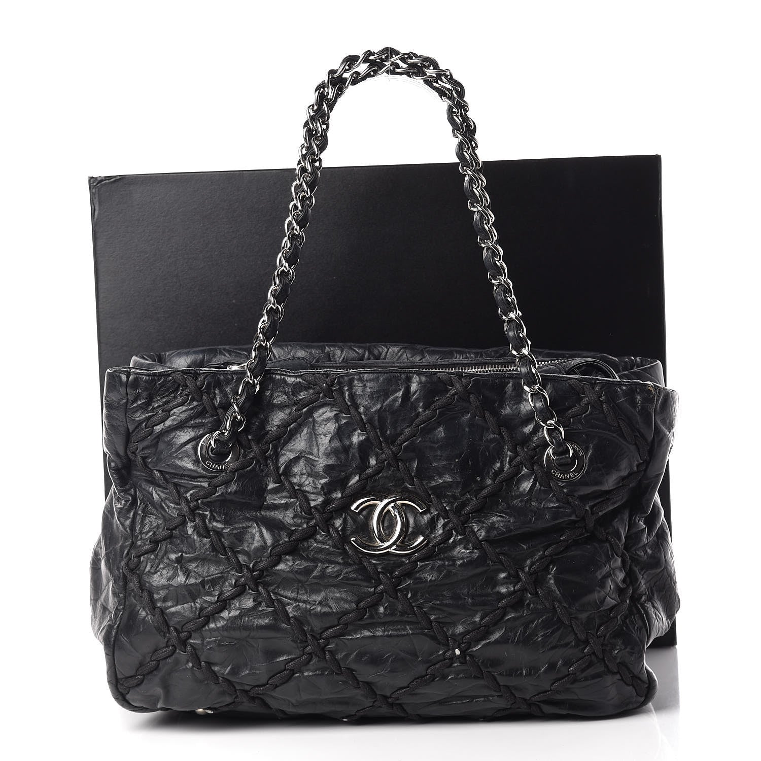 Chanel Calfskin Ultra Stitch Tote Black 23 of 23