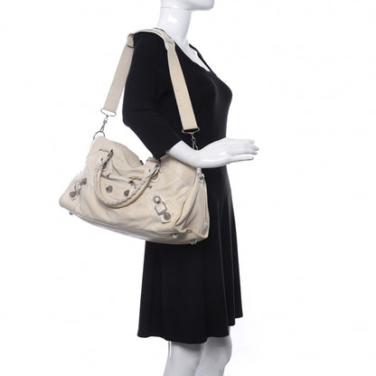 Balenciaga Agneau Giant 21 Silver Hardware Part Time Natural 2 of 20