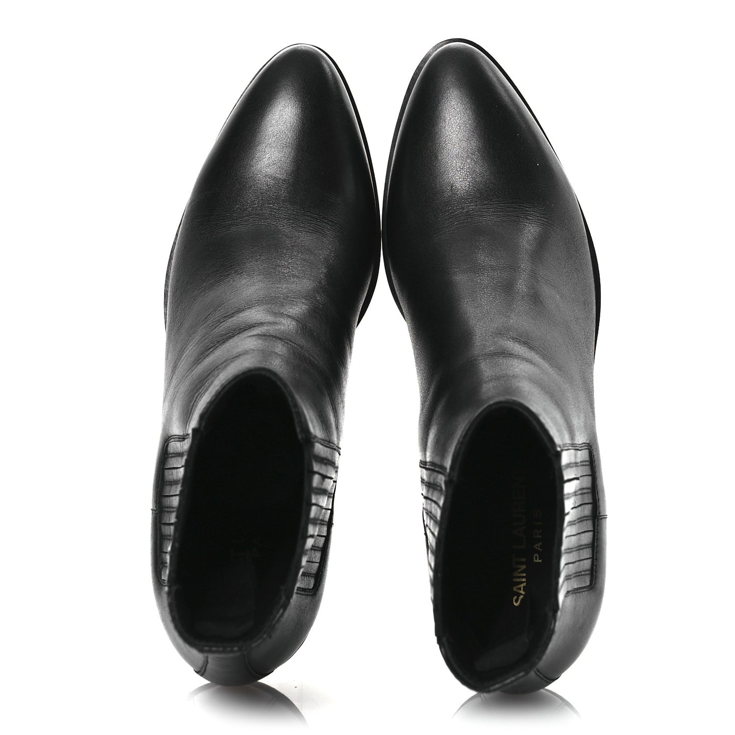 Calfskin Brit Souple Ankle Boots 37.5 Black