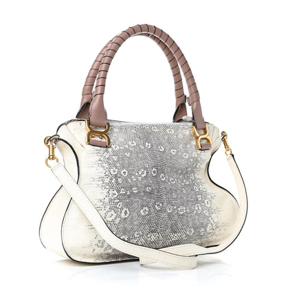 Chloe Lizard Embossed Medium Marcie Satchel 2 of 6