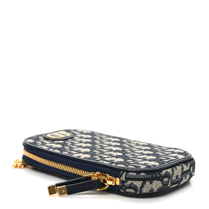 Christian Dior Oblique 30 Montaigne Phone Holder Blue 4 of 9