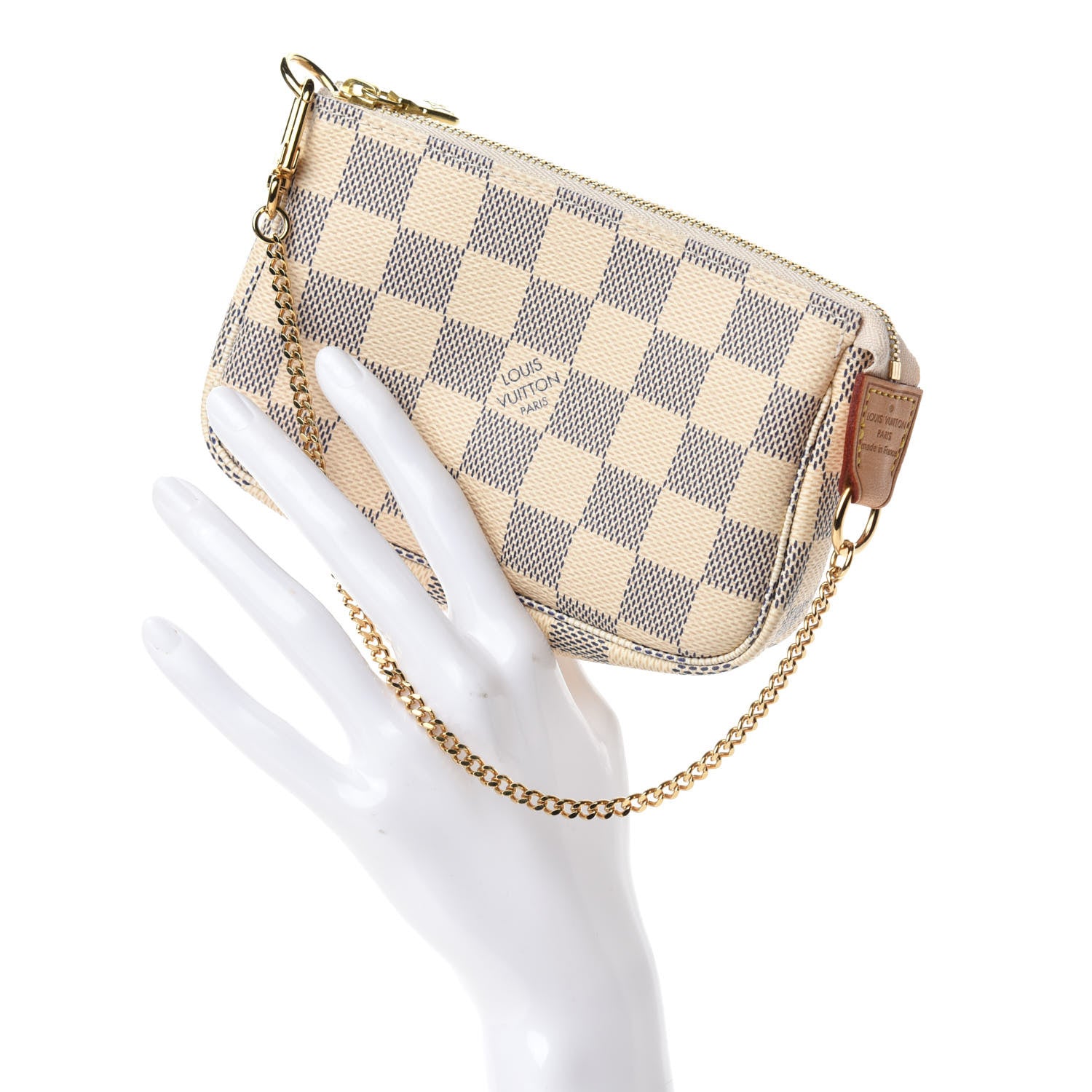 Louis Vuitton Damier Azur Mini Pochette Accessories 2 of 7