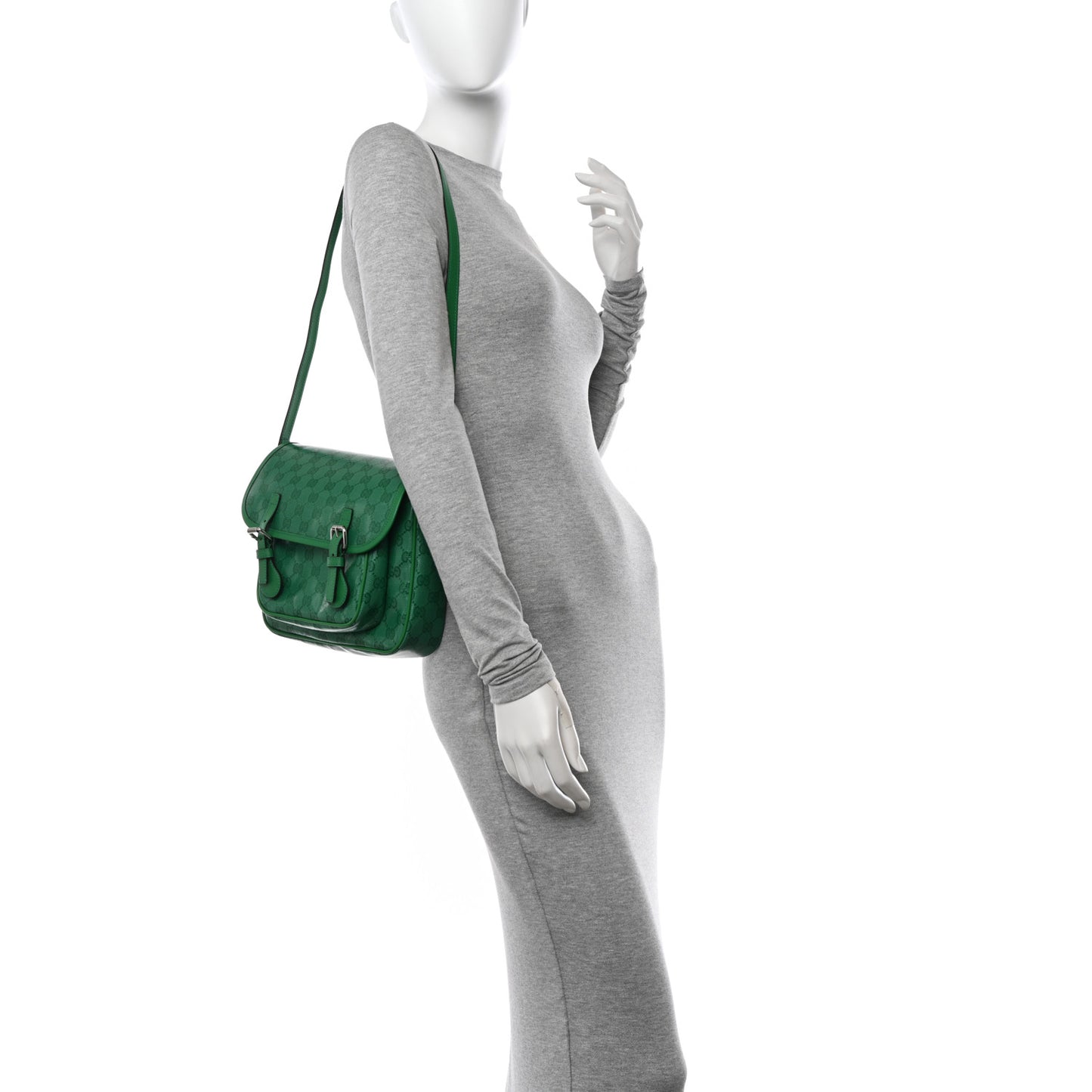 Monogram GG Childrens Messenger Bag Green