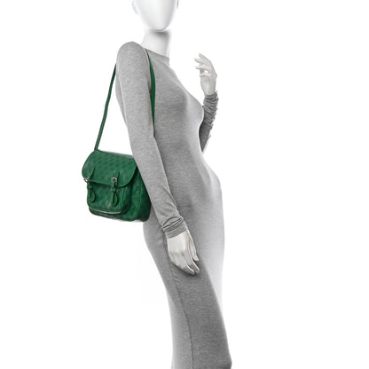 Gucci Monogram GG Childrens Messenger Bag Green 2 of 10