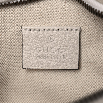 Gucci Grained Calfskin Small Logo Belt Bag White 6 of 9