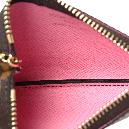 Louis Vuitton Monogram 2022 Christmas Animation Paris Key Pouch Pink 5 of 7