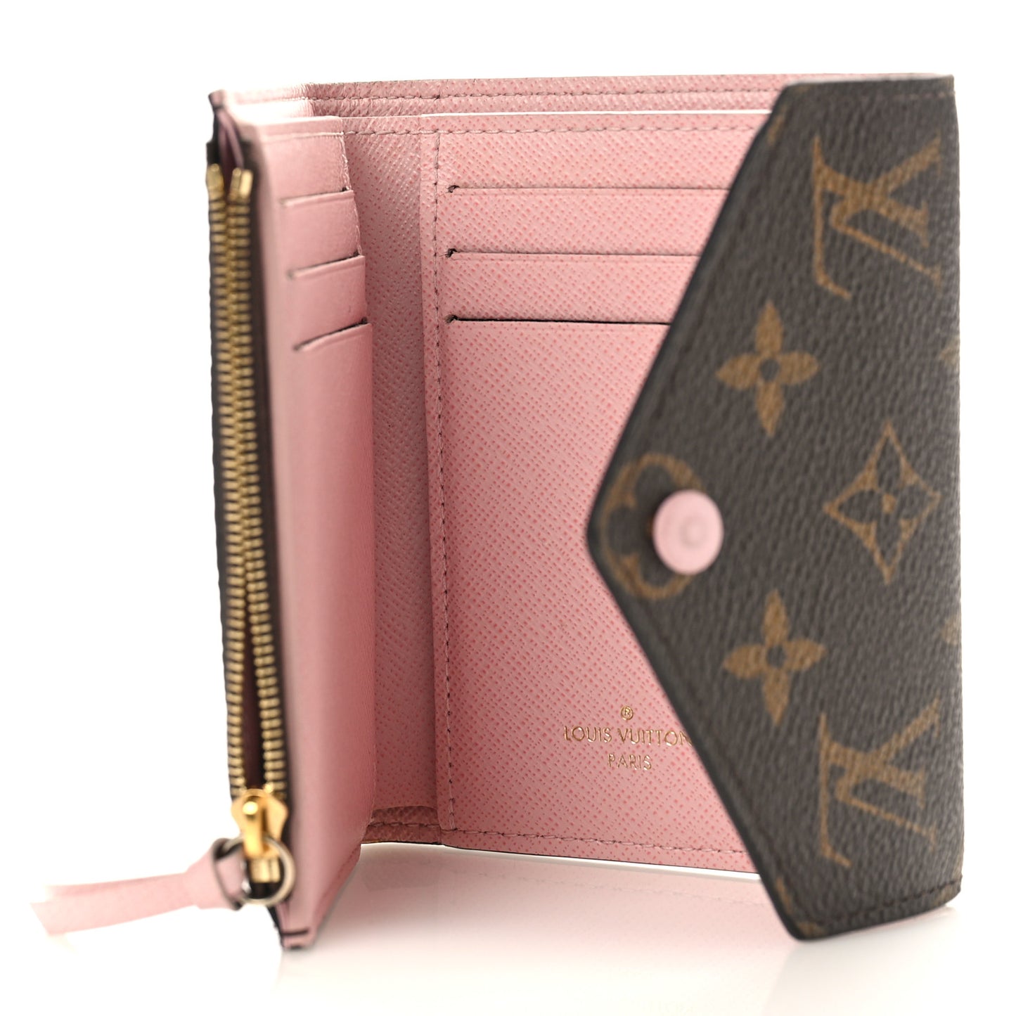 Monogram Victorine Wallet Rose Ballerine