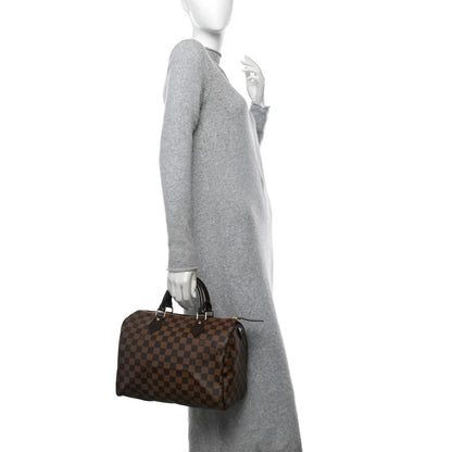 Louis Vuitton Damier Ebene Speedy 30 2 of 10