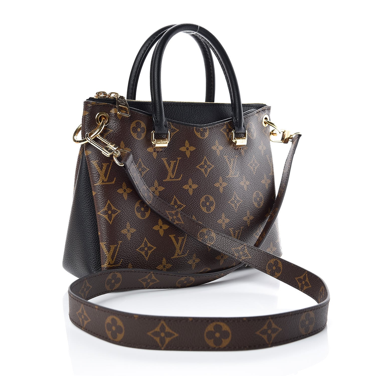 Louis Vuitton Monogram Pallas Full BB Black 3 of 9