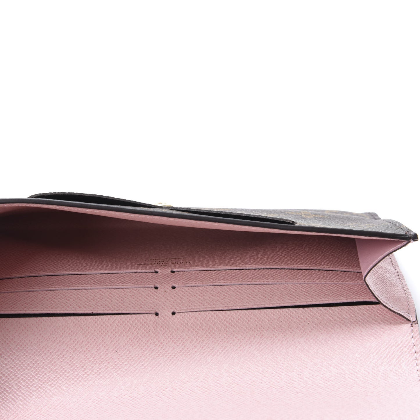Monogram Jeanne Wallet Rose Ballerine
