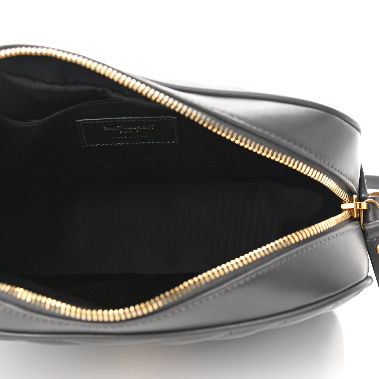 Saint Laurent Calfskin Matelasse Monogram Lou Camera Bag Dark Smog 5 of 11