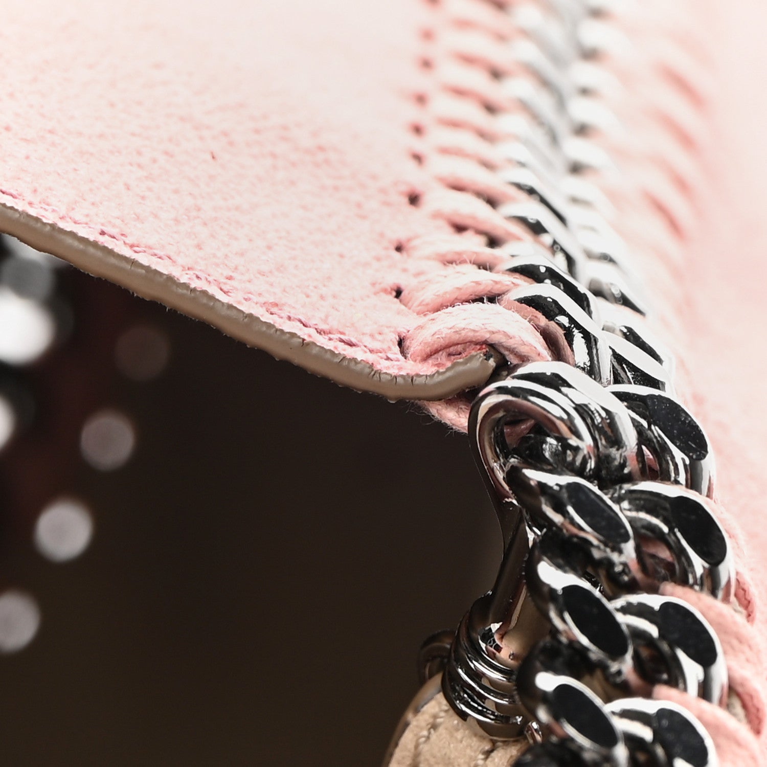 Stella McCartney Shaggy Deer Falabella Reversible Tote Blush Pink Beige 14 of 14