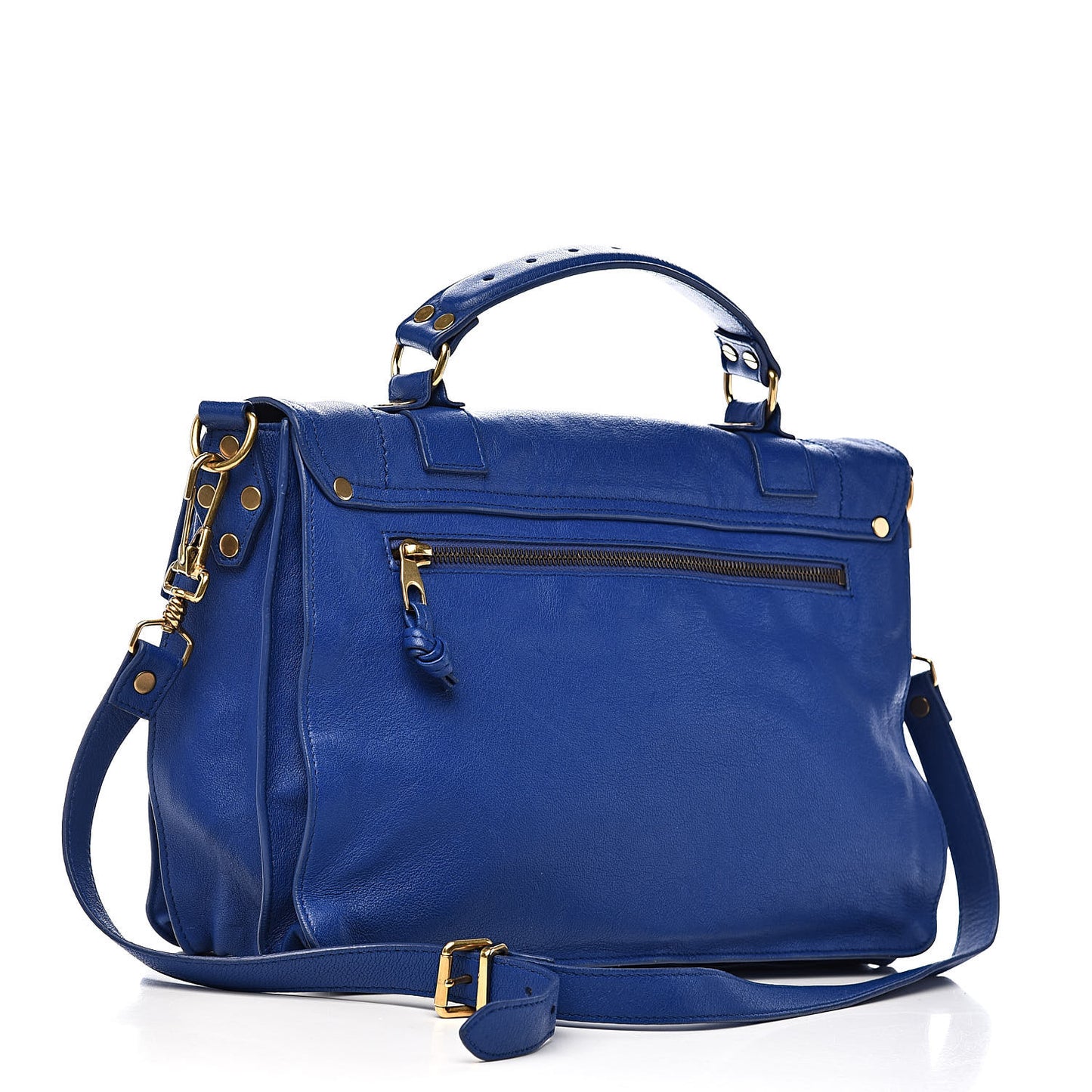 Lambskin Medium PS1 Satchel Royal Blue