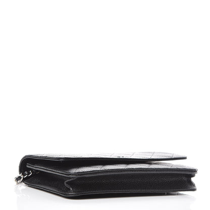 Chanel Caviar Quilted Wallet On Chain WOC Black 4 of 11