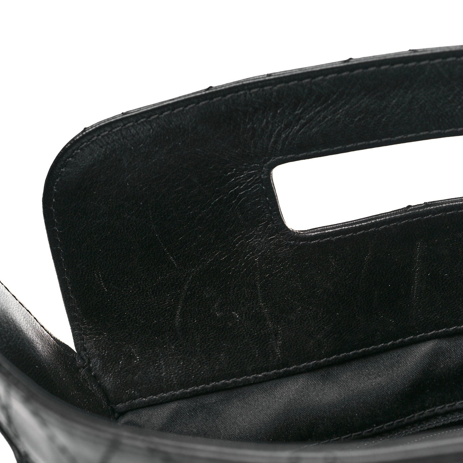 Chanel Calfskin Stitched CC Flap Clutch Black 11 of 15