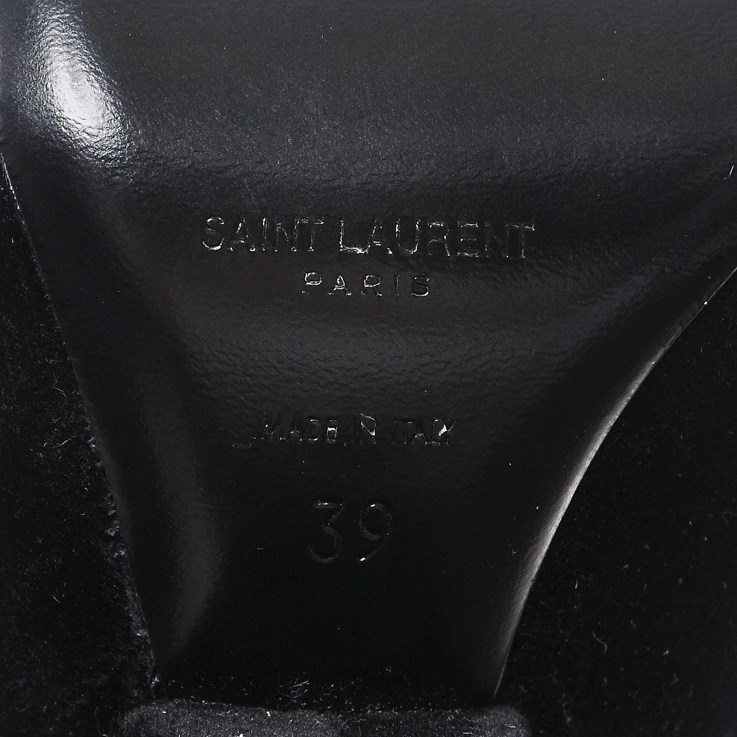 Saint Laurent Velvet Niki 105 Thigh High Boots 39 Black 6 of 7