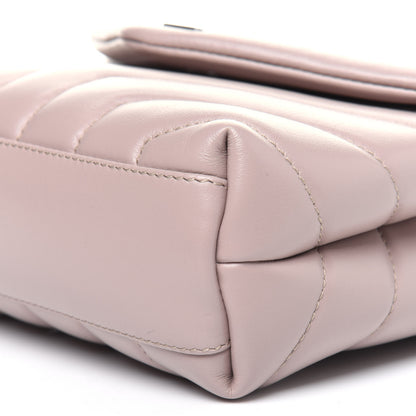 Saint Laurent Calfskin Y Quilted Monogram Toy Loulou Crossbody Bag Light Natural 11 of 14