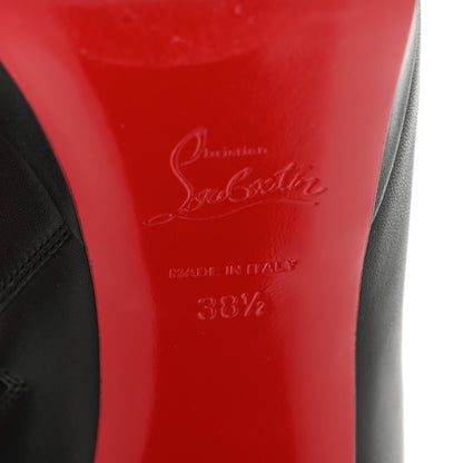 Christian Louboutin Calfskin Loo Booty 130 Ankle Boots 38 Black 7 of 9