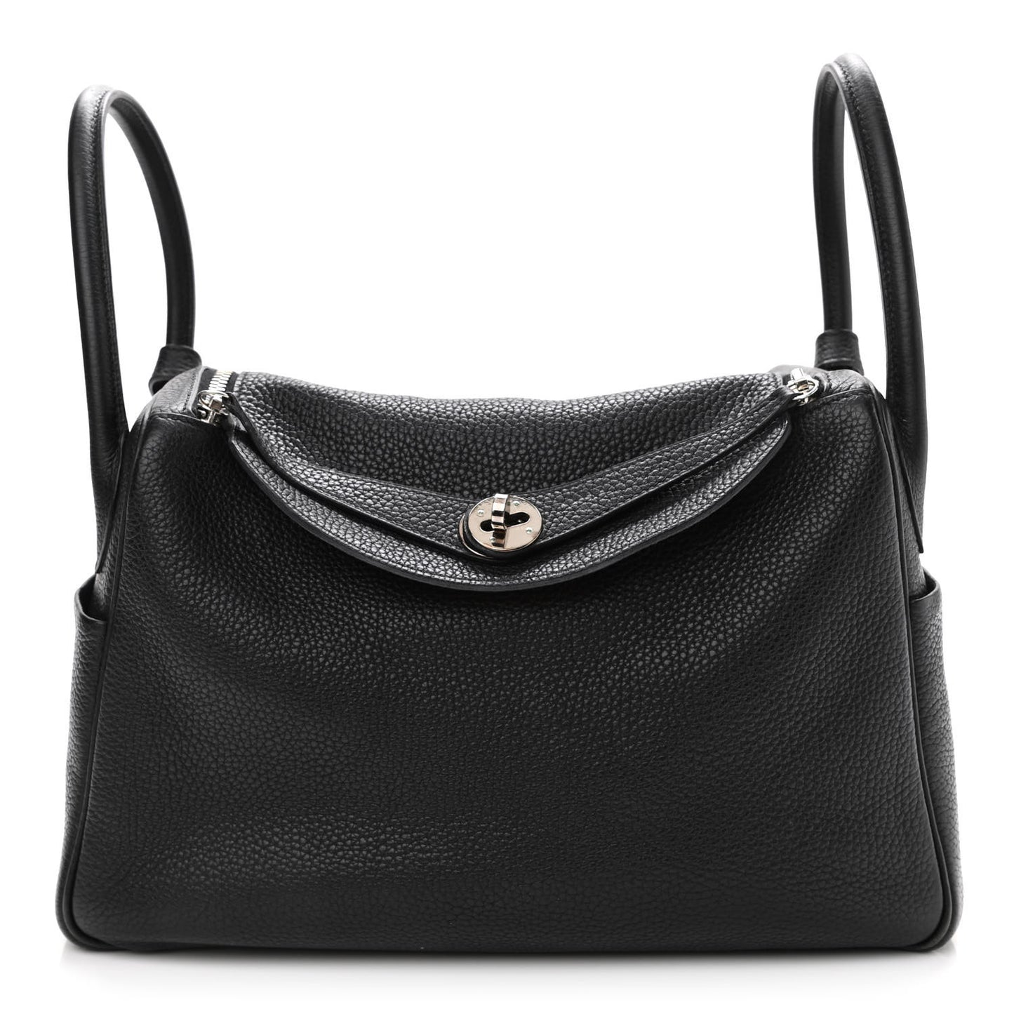 Taurillon Clemence Verso Lindy 30 Black Toffee