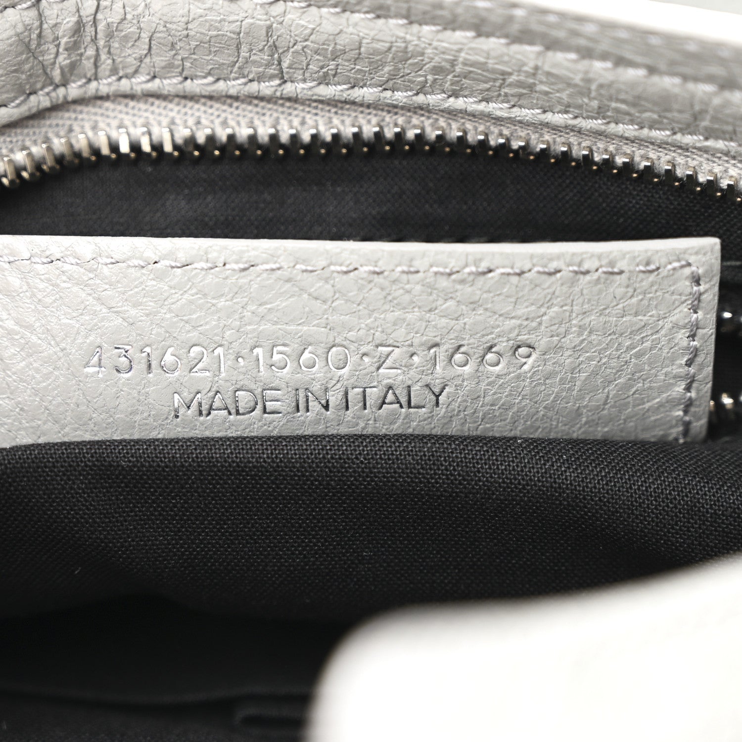 Balenciaga Agneau Classic Silver Hardware S City Gris Haussmannien 8 of 11