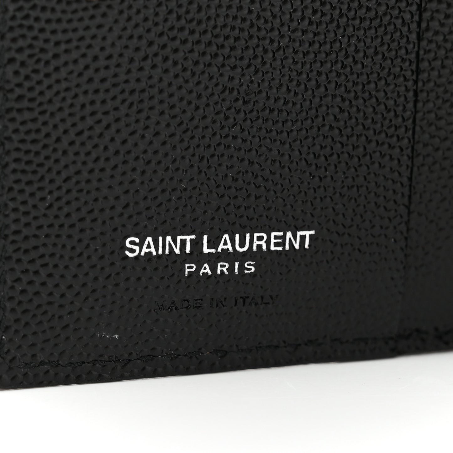 Grain De Poudre Matelasse Chevron Monogram Zipped Card Case Black
