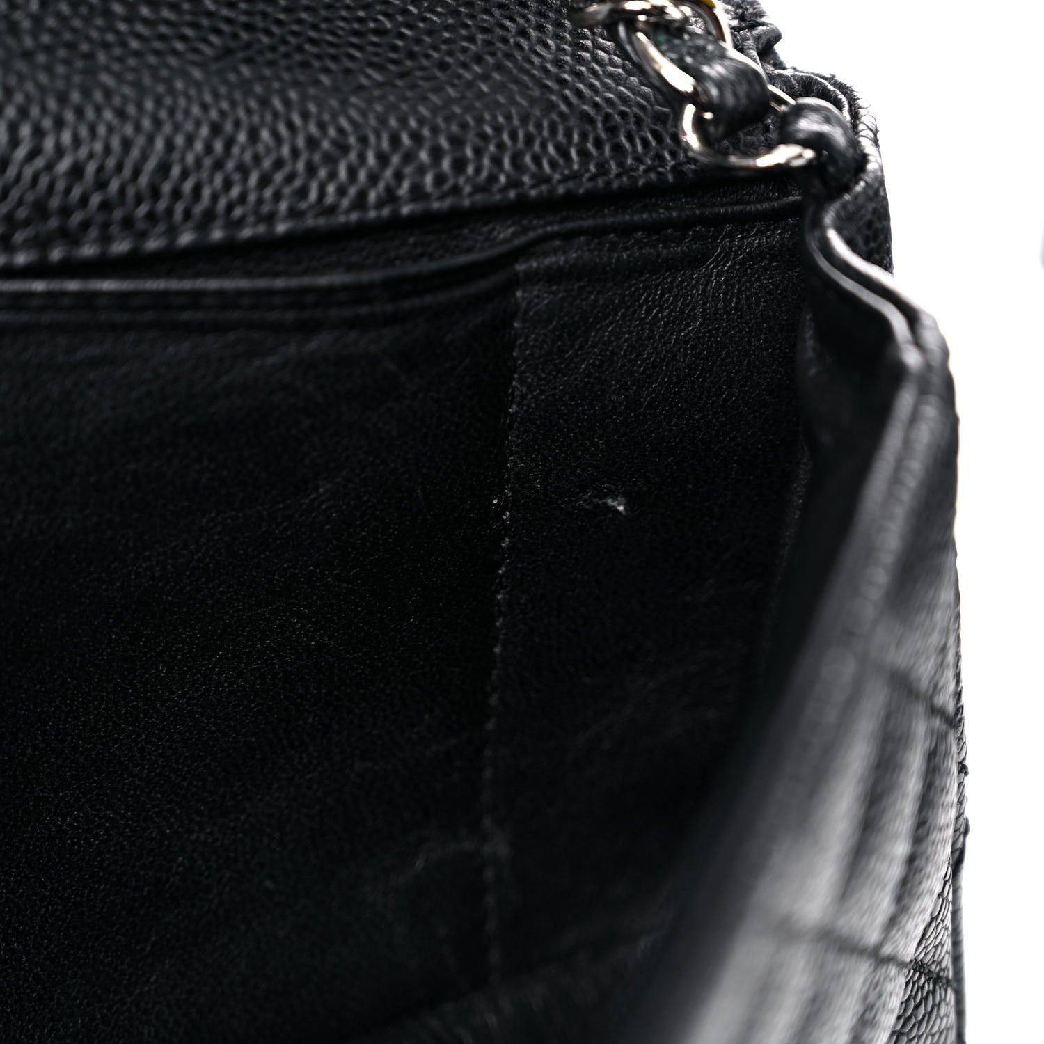 Chanel Caviar Quilted East West Flap Black 10 of 13