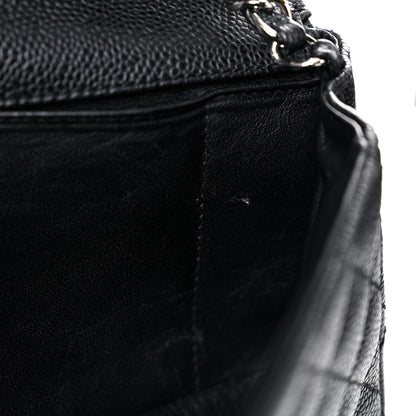 Chanel Caviar Quilted East West Flap Black 10 of 13