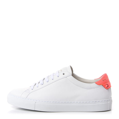 Givenchy Calfskin Womens Urban Street Sneakers 38 White Neon Pink 1 of 11