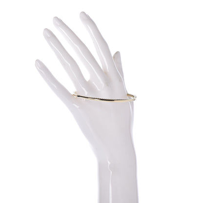 David Yurman 18K Yellow Gold 3mm Inside Cable Classic Bangle 2 of 4