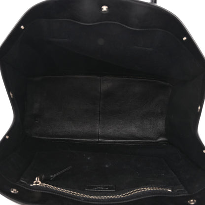 Saint Laurent Calfskin Rive Gauche North South Tote Black 5 of 12
