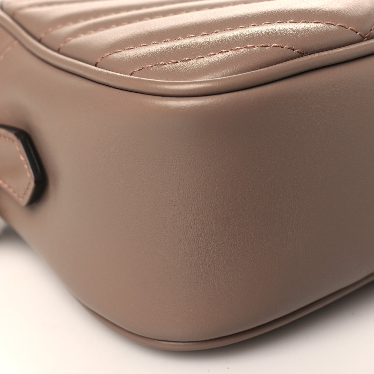 Calfskin Matelasse Small GG Marmont Chain Shoulder Bag Porcelain Rose
