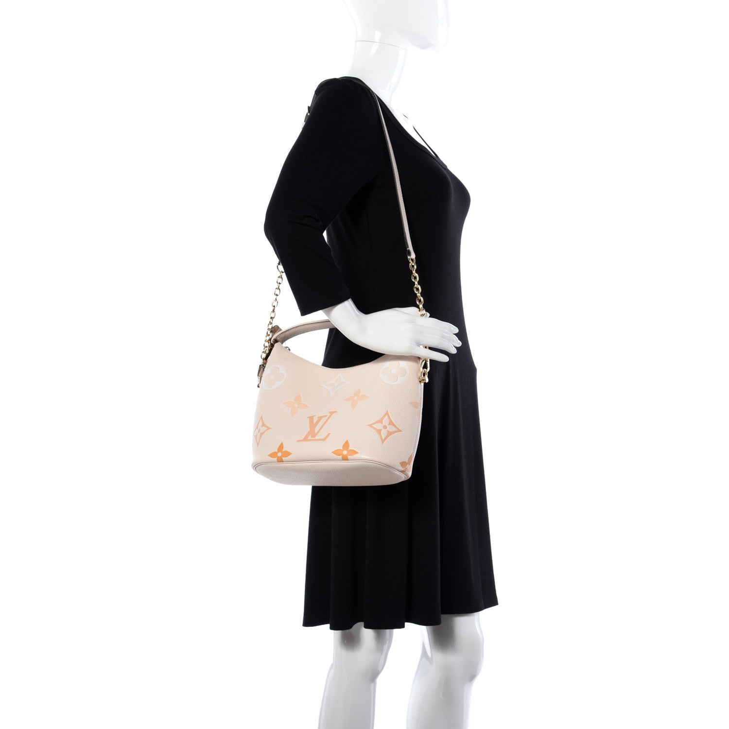 Louis Vuitton Empreinte Monogram Giant By The Pool Marshmallow Hobo Cream Saffron 2 of 10