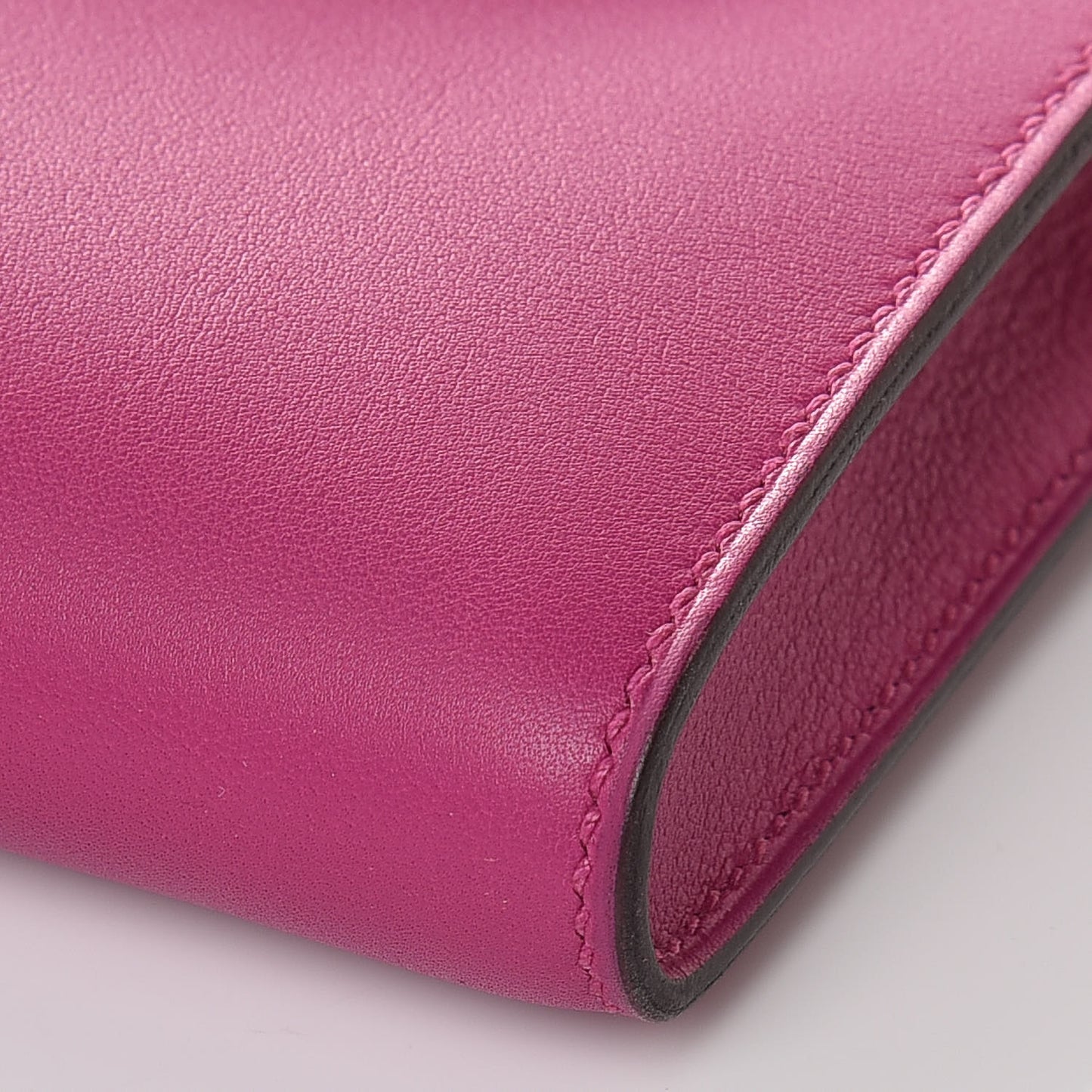 Swift Kelly Cut Clutch Pochette Rose Pourpre
