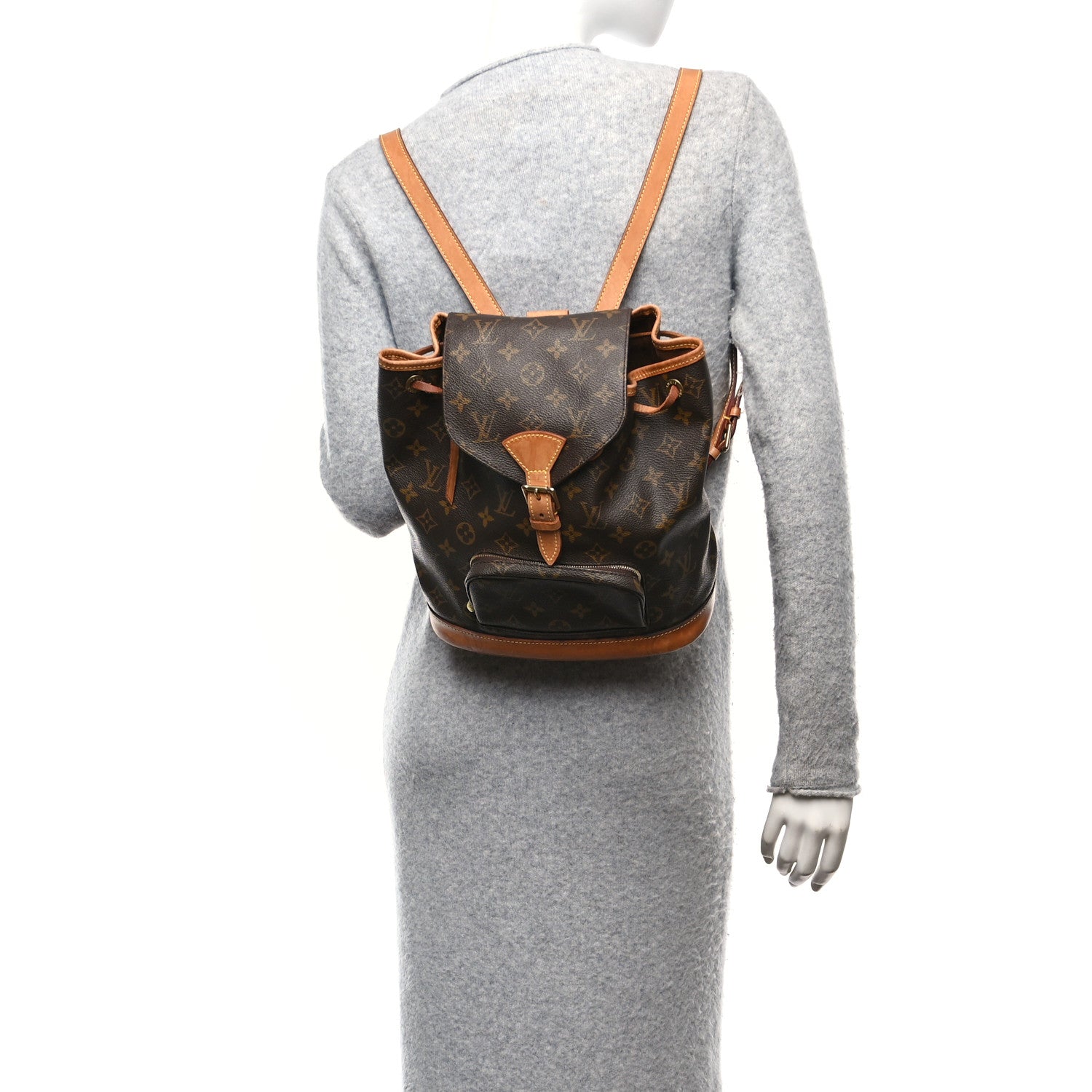 Louis Vuitton Monogram Montsouris MM Backpack 2 of 11