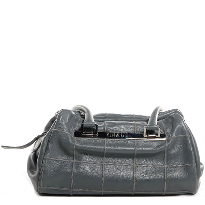 Chanel Caviar Square Stitched Tote Grey 1 of 7