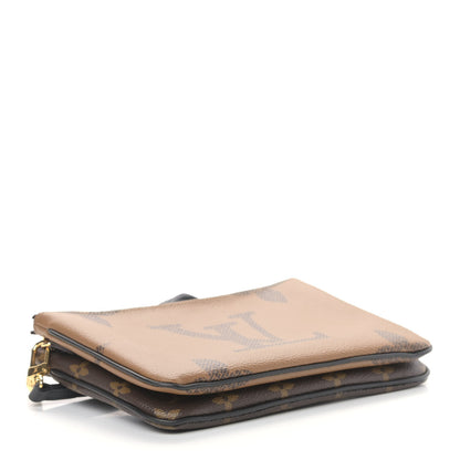 Louis Vuitton Reverse Monogram Giant Double Zip Pochette 4 of 10