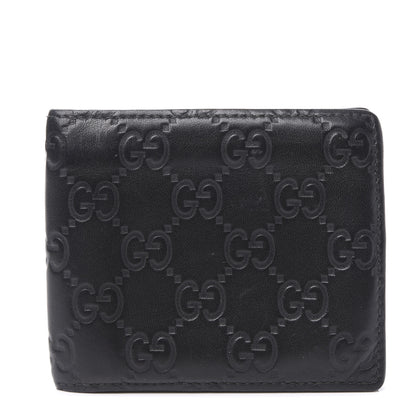 Gucci Guccissima Avel Bi-Fold Wallet Chocolate 1 of 8