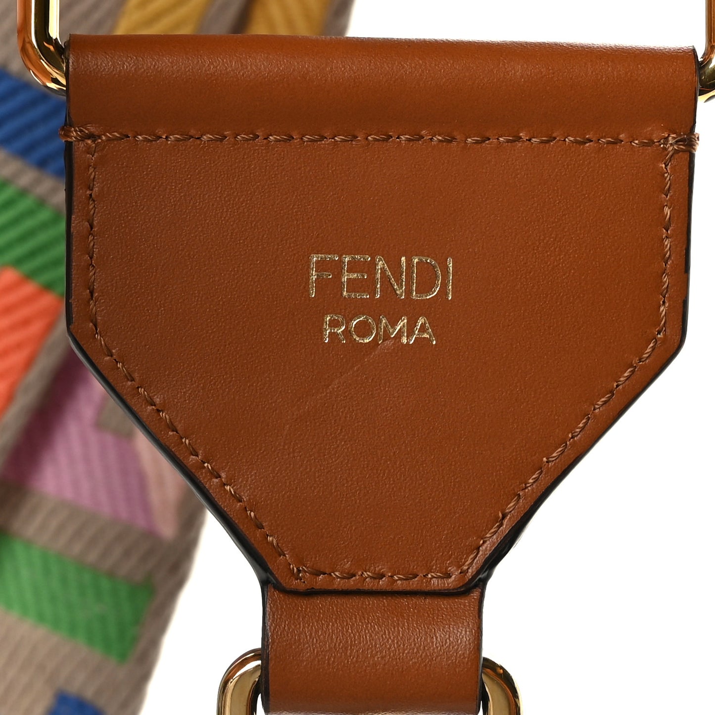 Ribbon Vitello King FF 1974 Strap You Beige Multicolor
