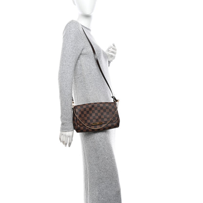 Louis Vuitton LOUIS VUITTON Damier Ebene Favorite MM 3 of 10