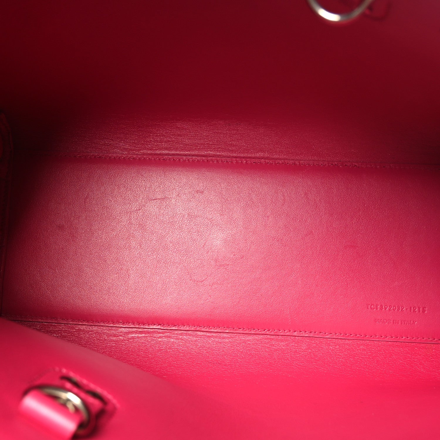 Saint Laurent Grained Calfskin Baby Sac De Jour Lipstick Fuchsia 5 of 9