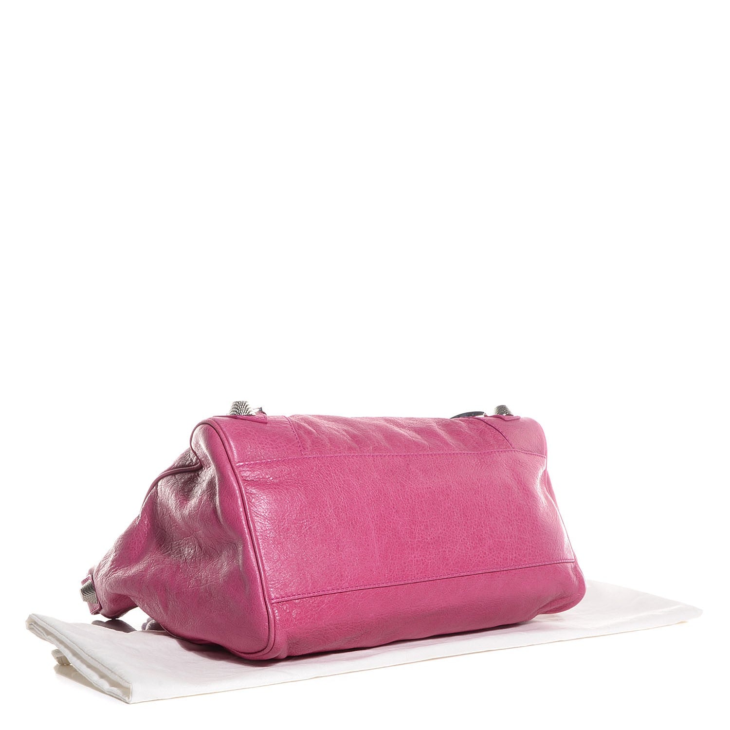 Balenciaga Agneau Giant 21 Silver Hardware Velo Cyclamen Fucsia 4 of 11