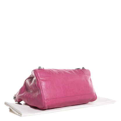 Balenciaga Agneau Giant 21 Silver Hardware Velo Cyclamen Fucsia 4 of 11