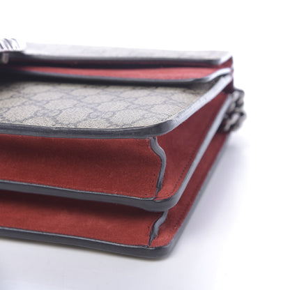 Gucci GG Supreme Monogram Small Dionysus Shoulder Bag Red 10 of 13