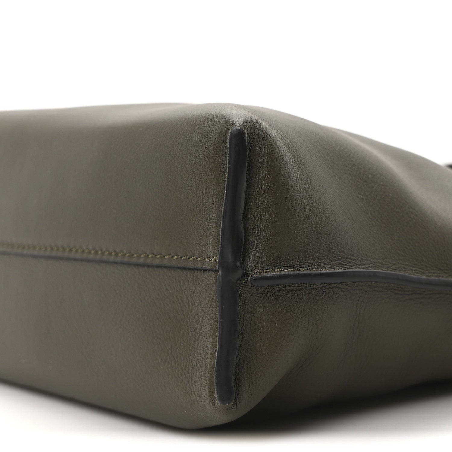 Loewe Calfskin Mini Flamenco Knot Clutch Vintage Khaki 16 of 17