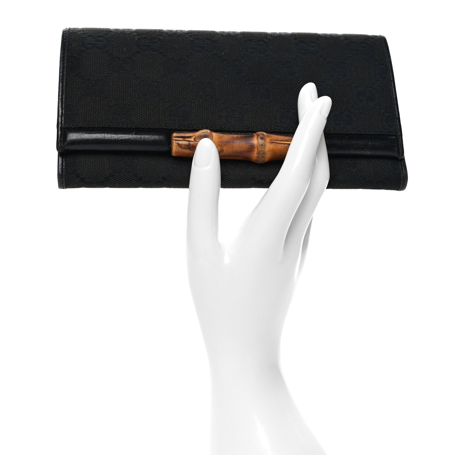 Monogram Bamboo Bar Continental Wallet Black