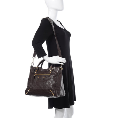 Balenciaga Agneau Giant 12 Gold Hardware Velo Charbon 2 of 12