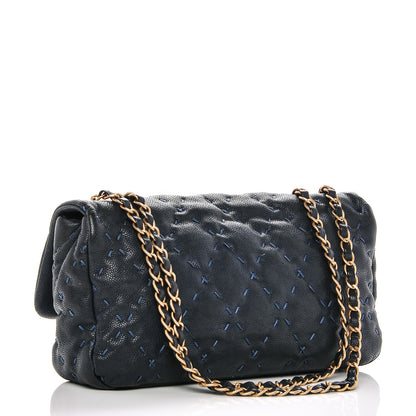 Chanel Caviar Wild Stitch Flap Navy 3 of 10