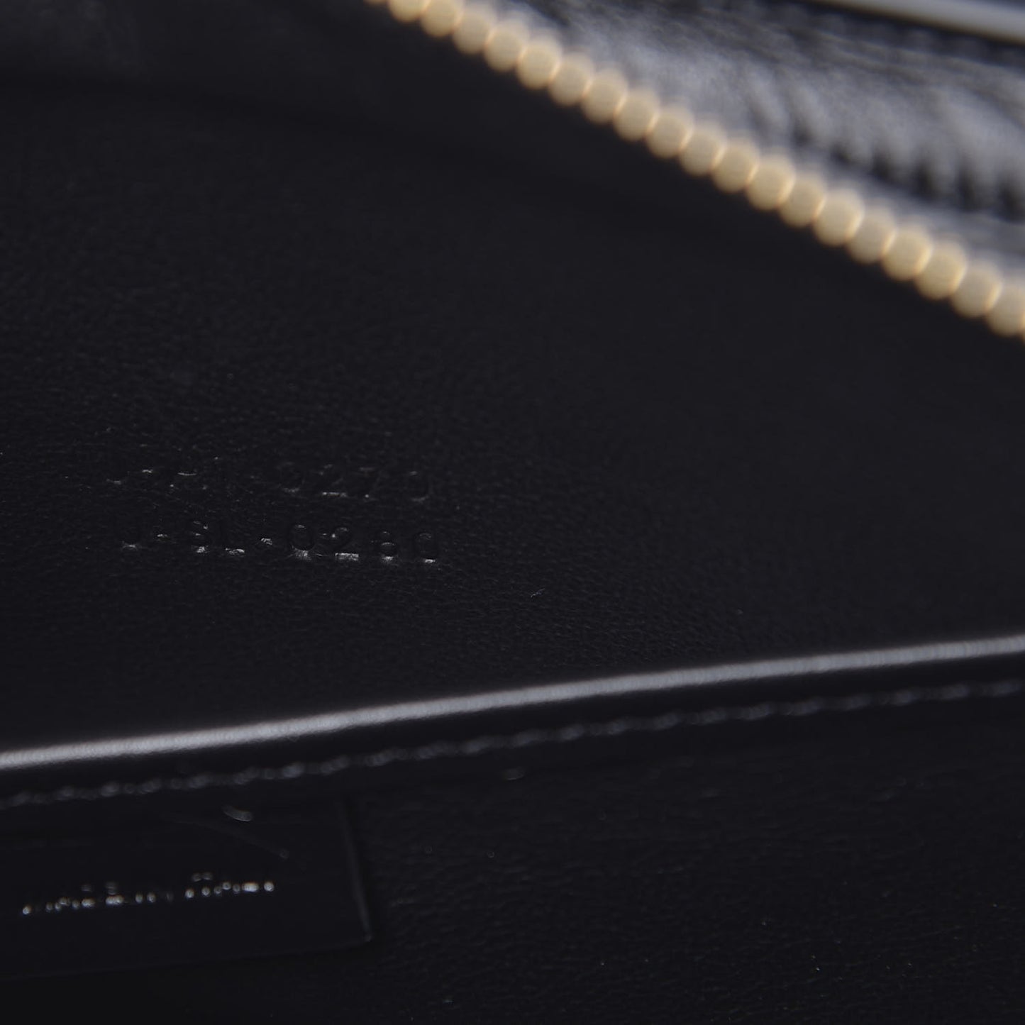 Calfskin Lambskin Canvas Jacquard Floral Nano Luggage Black