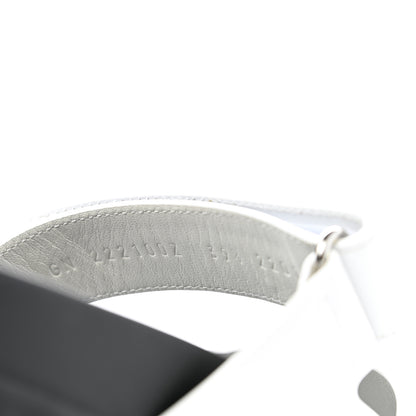 Hermes Calfskin Womens Chypre Sandals 39.5 White 8 of 9